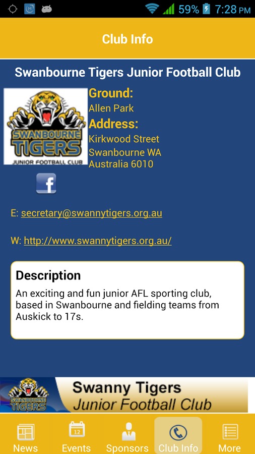 Swanbourne Tigers Junior FC截图5