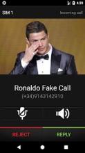 Ronaldo Fake Call截图3