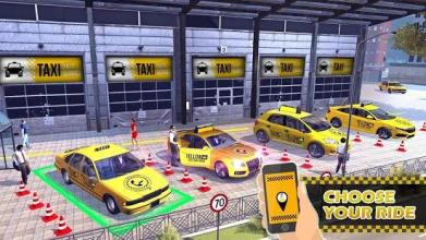 Pro Taxi Driving Sim 2018: Modern Cab Cruiser Game截图4