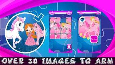 Ponies Princess Puzzle Pictures截图2