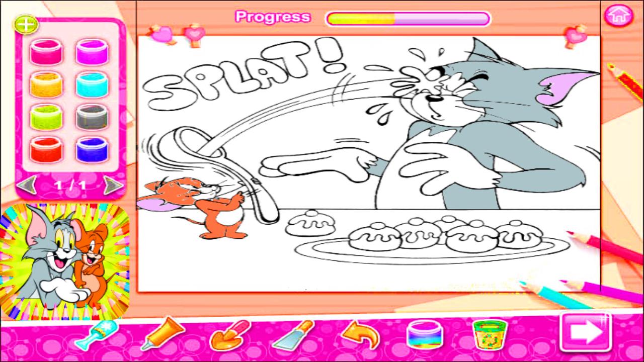 Tom and jerry coloring 2截图3