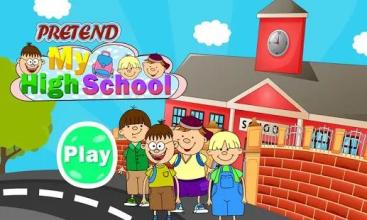 Pretend My High School: Fun Free Learning Games截图1