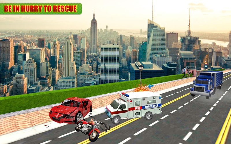 Ambulance Rescue Game 3D 2017截图1