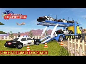 US Police Transport Truck Cargo :Vehicle Transport截图4