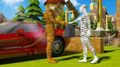 Virtual Tiger Happy Family Game: Mom Dad Simulator截图4