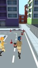 Toast Girl Run - 3D Anime Runner截图1