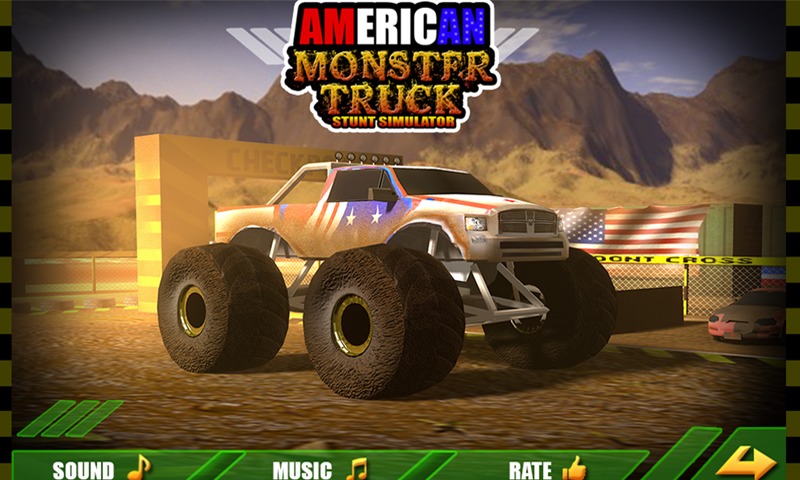 American Monster Truck Stunt Simulator截图1