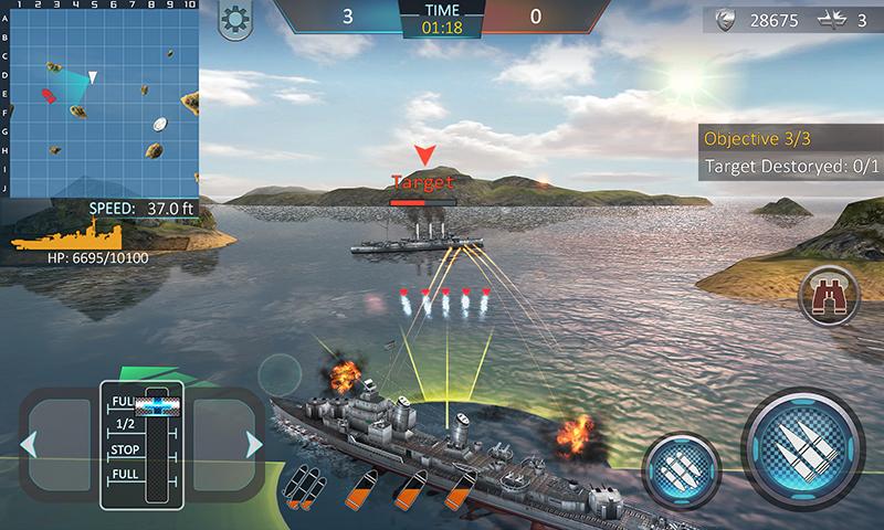 戰艦突襲 3D - Warship Attack截图2