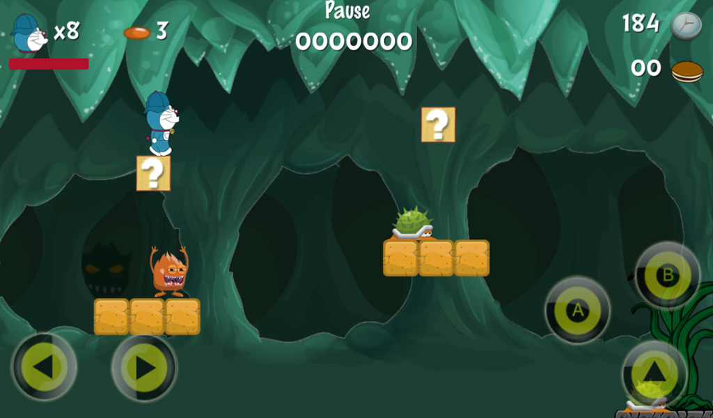 Super Jungle Doraemon Adventures Game截图3