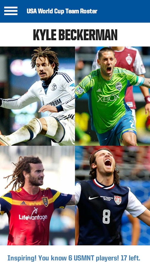 World Cup USA Soccer Team Free截图5