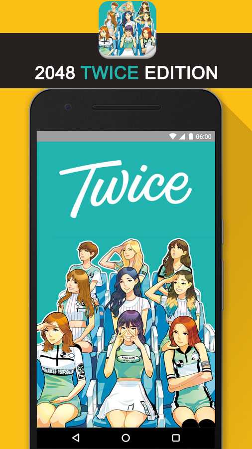 2048 TWICE Kpop Puzzle Game截图1