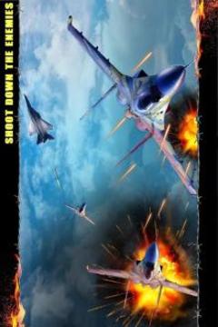 喷气式战斗机空袭 - 飞机空战3D截图