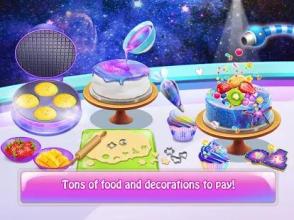 Rainbow Galaxy Mirror Desserts Maker Cooking Games截图1