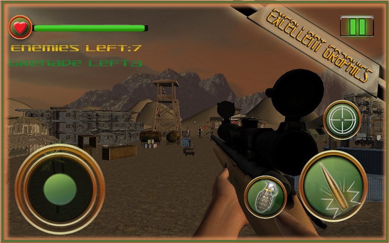 Sniper Desert Operation 3D截图4