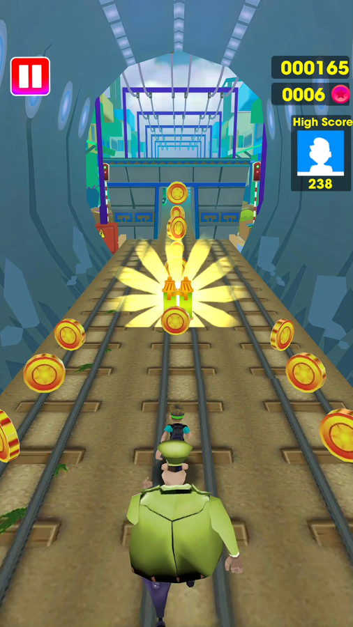 Super Train Surf Run 3D截图3