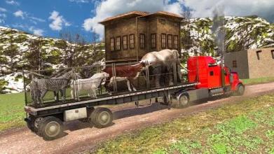 Farm Animal Transporter Truck Simulator 2017截图4