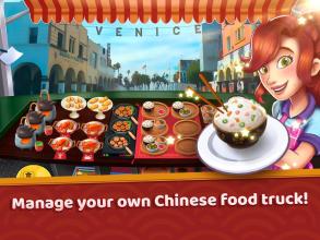 Chinese California Truck - Fast Food Cooking Game截图5