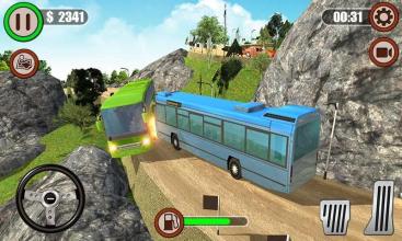 Hill Climb Simulator - Bus Mountain Drive 3D截图2