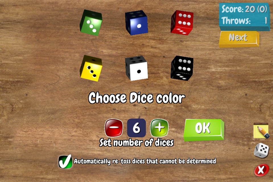 Pocket Dices截图1