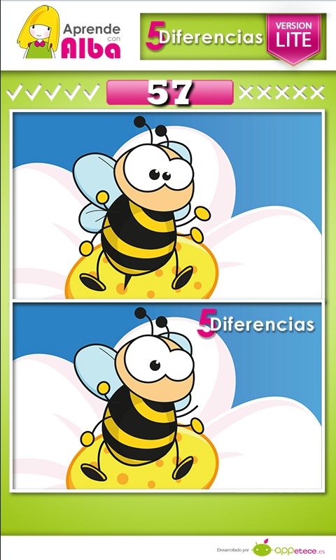 Juego Educativo: 5 Diferencias截图3