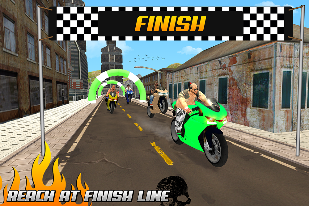 Gangster Bike Racing: Moto Fever截图1