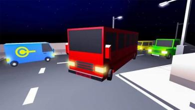 Coach Bus Driver Blocky Game Public Transport Sim截图1