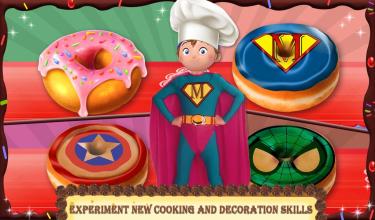 Superhero Sweet Donuts Cooking Shop截图3