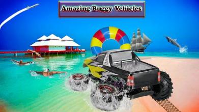 Beach Water Surfer Buggy Racing截图5