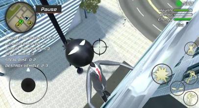 Stickman Real Gangster - Mafia Crime Rope Hero截图4