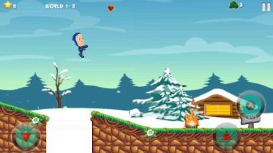 Ninja Hattori Shooter jump run in the jungle截图2