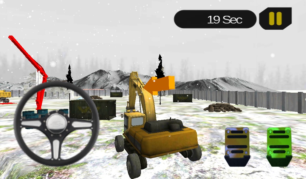 Snow Heavy Excavator Simulator截图5