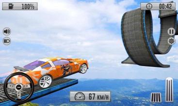 Impossible Car Stunts 2019 - Skyline Racing截图2