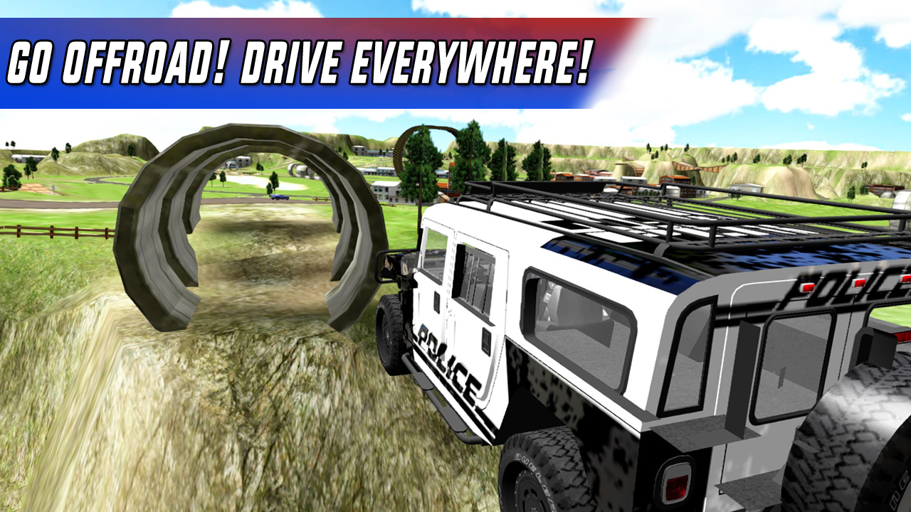 Police Car Chase Offroad截图3