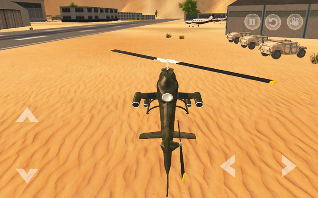 Army Helicopter Simulator : Gunship Attack Game 3D截图1