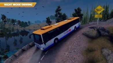 Offroad Bus Hill Driving Sim: Mountain Bus Racing截图4