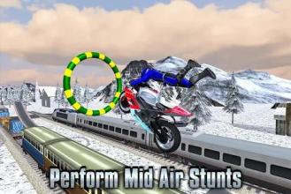 Tricky Bike Train Stunts 2018: Trail Jump截图1