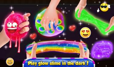 Glowing Glitter Slime Maker: Crazy Toy Game截图1