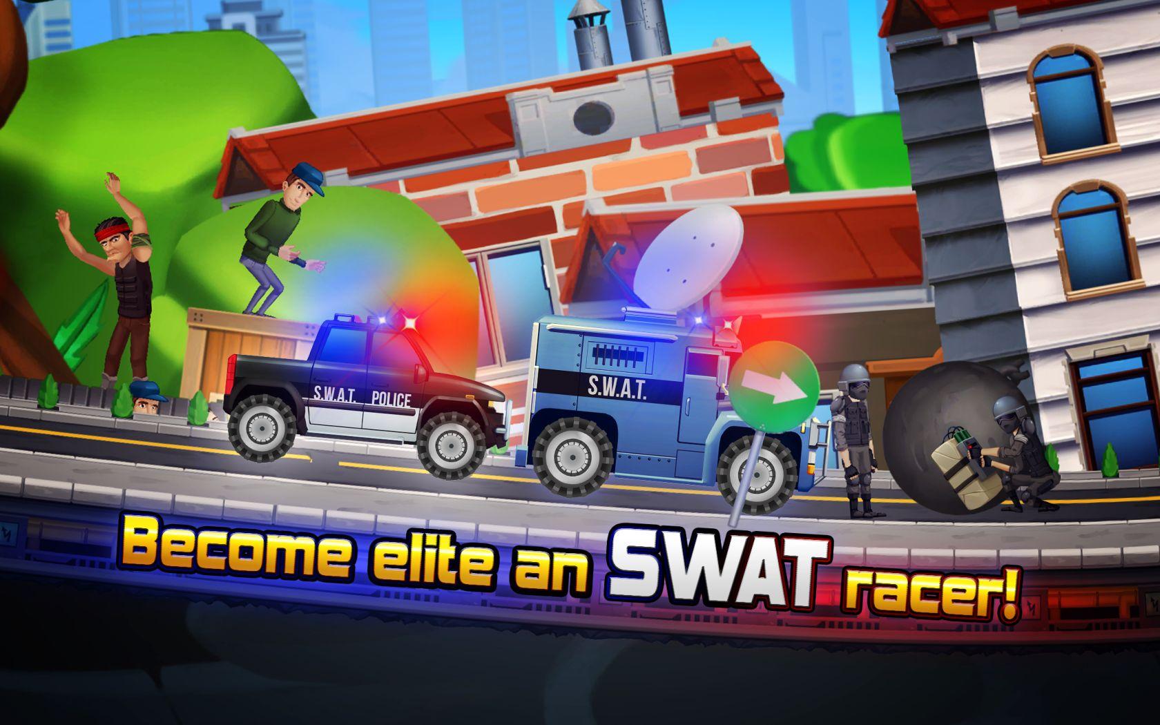 Elite SWAT Car Racing截图2