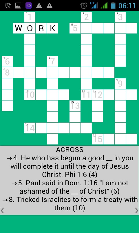 Bible Crossword截图3