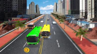 Traffic Bus Racing Game截图4