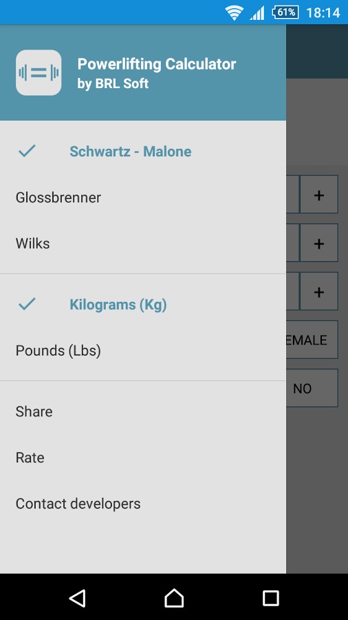 Powerlifting Calculator截图1