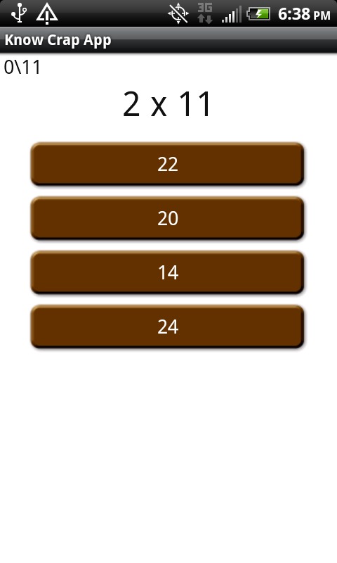 Know Crap App - Multiplication截图3