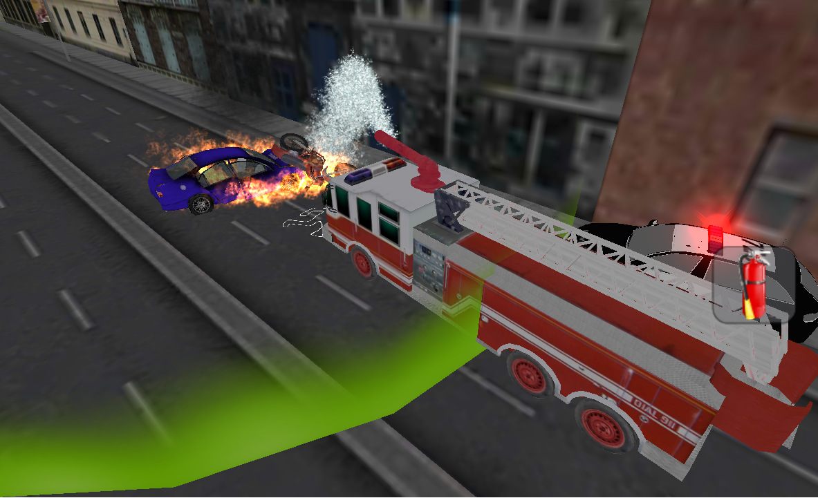 911消防车紧急救援截图1