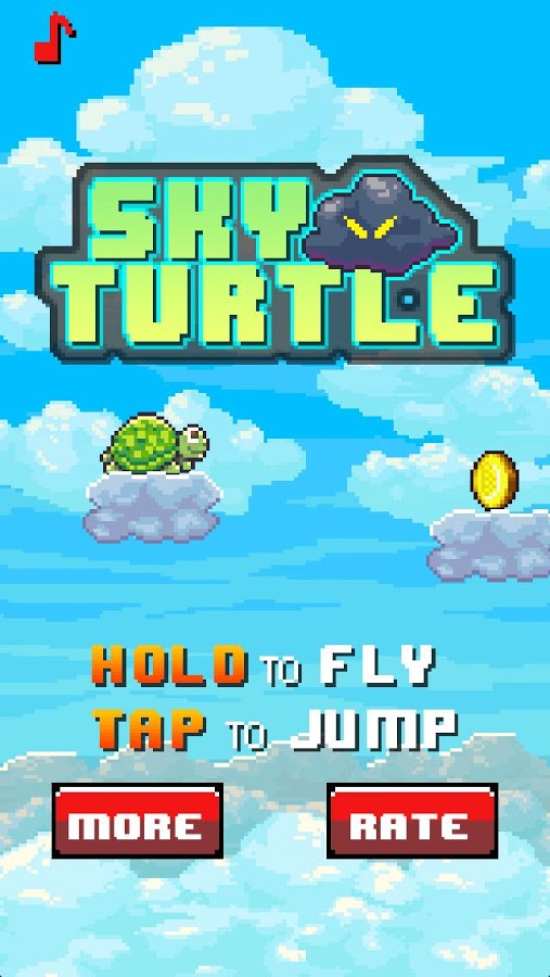 Sky Turtle Impossible Game截图1