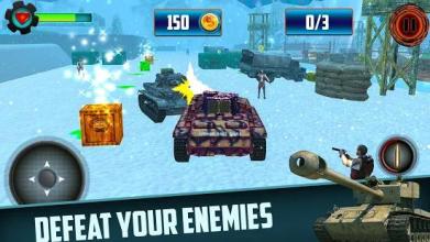 Tank Titans Attack - War Tanks Shooting Game 3D截图4