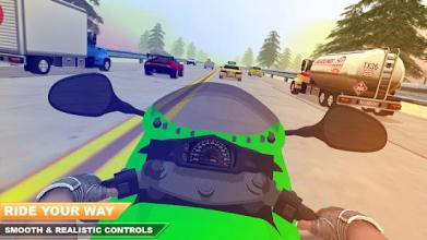 Traffic Moto Bike Racing 2018截图5