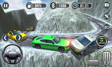 Real Taxi Driver Simulator - Hill Station Sim 3D截图2