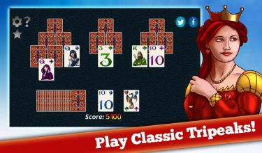 TriPeaks Solitaire Fantasy ♣ Free Card Game截图5