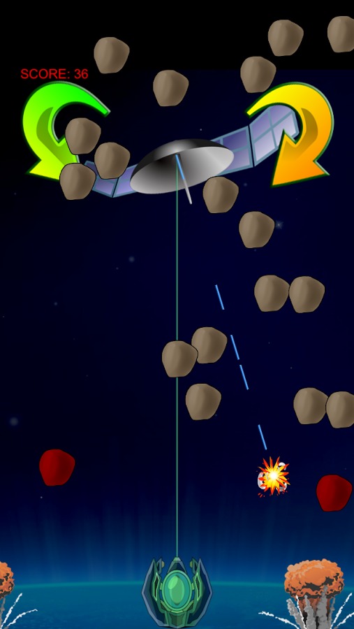 LASER SHIELD asteroids defense截图5