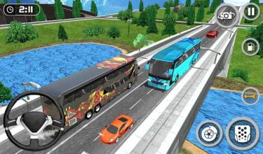 教练巴士模拟器2018年 - 移动巴士驾驶截图5